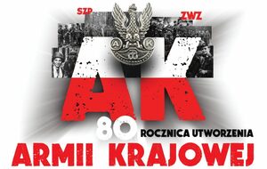 Logo 80. rocznicy utworzenia AK. Logo 80. rocznicy utworzenia AK.