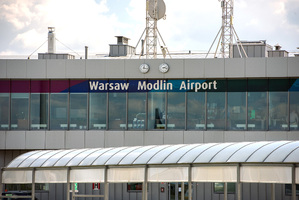 Terminal lotniska w Nowym Dworze Mazowieckim. Terminal lotniska w Nowym Dworze Mazowieckim.