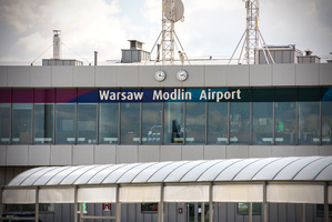 Terminal lotniska w Nowym Dworze Mazowieckim. Terminal lotniska w Nowym Dworze Mazowieckim.