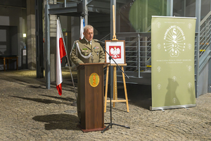 Komendanta NwOSG płk SG Dariusz Lutyński podczas wystąpienia Komendanta NwOSG płk SG Dariusz Lutyński podczas wystąpienia