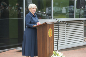 Pani Dorota Ryl Wojewoda Łódzki podczas wystąpienia Pani Dorota Ryl Wojewoda Łódzki podczas wystąpienia