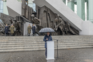 Przemawia Pan Rafał Trzaskowski. Przemawia Pan Rafał Trzaskowski.