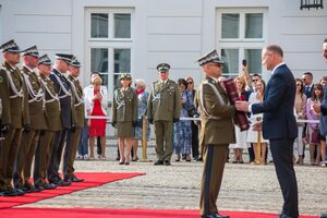 Gen. bryg. SG Dariusz Lutyński i gen. bryg. Monika Musielak. Gen. bryg. SG Dariusz Lutyński i gen. bryg. Monika Musielak.