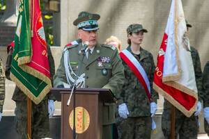 Przemawia gen. bryg. SG Dariusz Lutyński. Przemawia gen. bryg. SG Dariusz Lutyński.