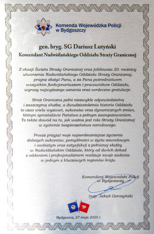 Gratulacje. Komenda Wojewódzka Policji w Bydgoszczy. Gratulacje. Komenda Wojewódzka Policji w Bydgoszczy.