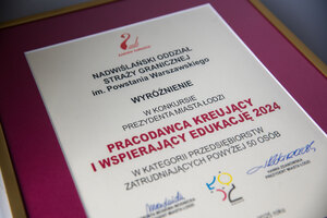 Wyróżnienie oprawione w ramkę. Wyróżnienie oprawione w ramkę.