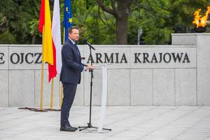 Przemawia Pan Rafał Trzaskowski. Przemawia Pan Rafał Trzaskowski.