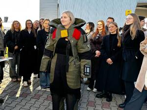 Wizyta studentów prawa w Placówce Straży Granicznej Warszawa–Okęcie. Wizyta studentów prawa w Placówce Straży Granicznej Warszawa–Okęcie.