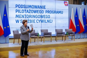Gala podsumowująca pilotażowy program mentoringowy w służbie cywilnej. Gala podsumowująca pilotażowy program mentoringowy w służbie cywilnej.