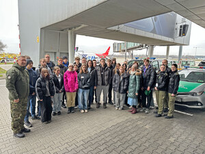 Wizyta uczniów w Placówce Straży Granicznej Warszawa-Okęcie. Wizyta uczniów w Placówce Straży Granicznej Warszawa-Okęcie.