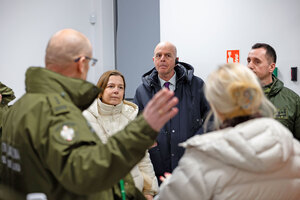 Wizyta delegacji Rady Europy w Placówce Straży Granicznej w Lesznowoli. Wizyta delegacji Rady Europy w Placówce Straży Granicznej w Lesznowoli.