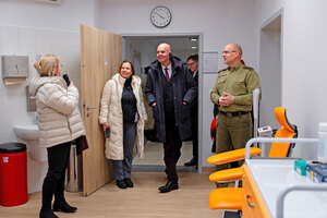 Wizyta delegacji Rady Europy w Placówce Straży Granicznej w Lesznowoli. Wizyta delegacji Rady Europy w Placówce Straży Granicznej w Lesznowoli.