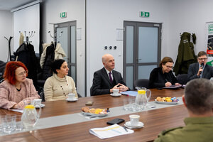 Wizyta delegacji Rady Europy w Placówce Straży Granicznej w Lesznowoli. Wizyta delegacji Rady Europy w Placówce Straży Granicznej w Lesznowoli.