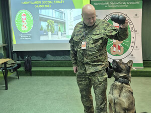 Spotkanie z funkcjonariuszami z Nadwiślańskiego Oddziału Straży Granicznej. Spotkanie z funkcjonariuszami z Nadwiślańskiego Oddziału Straży Granicznej.