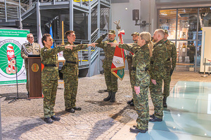 Ślubowanie w Muzeum Powstania Warszawskiego. Ślubowanie w Muzeum Powstania Warszawskiego.