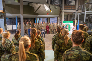 Ślubowanie w Muzeum Powstania Warszawskiego. Ślubowanie w Muzeum Powstania Warszawskiego.