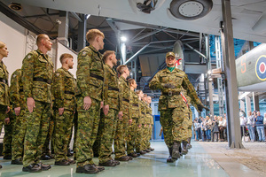 Ślubowanie w Muzeum Powstania Warszawskiego. Ślubowanie w Muzeum Powstania Warszawskiego.