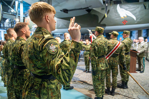 Ślubowanie w Muzeum Powstania Warszawskiego. Ślubowanie w Muzeum Powstania Warszawskiego.