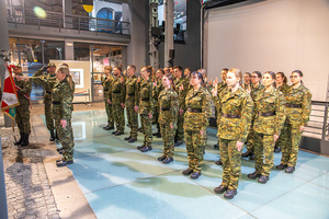 Ślubowanie w Muzeum Powstania Warszawskiego. Ślubowanie w Muzeum Powstania Warszawskiego.