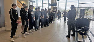 Uczniowie z wizytą w PSG w Łodzi. Uczniowie z wizytą w PSG w Łodzi.