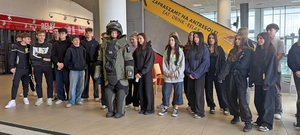 Uczniowie z wizytą w PSG w Łodzi. Uczniowie z wizytą w PSG w Łodzi.