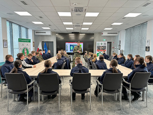 Wizyta uczniów z Grudziądza w Komendzie NwOSG. Wizyta uczniów z Grudziądza w Komendzie NwOSG.