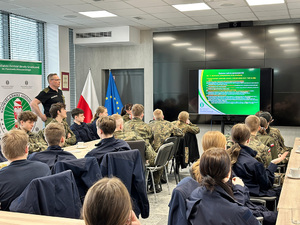 Wizyta uczniów z Grudziądza w Komendzie NwOSG. Wizyta uczniów z Grudziądza w Komendzie NwOSG.
