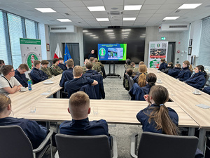 Wizyta uczniów z Grudziądza w Komendzie NwOSG. Wizyta uczniów z Grudziądza w Komendzie NwOSG.