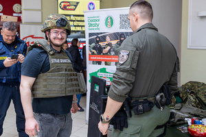 Uczestnicy inicjatywy „Moje bezpieczeństwo dziś i jutro – rola służb mundurowych”. Uczestnicy inicjatywy „Moje bezpieczeństwo dziś i jutro – rola służb mundurowych”.