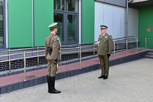 Uroczysta zbiórka z okazji Dnia Flagi Rzeczypospolitej Polskiej. Uroczysta zbiórka z okazji Dnia Flagi Rzeczypospolitej Polskiej.