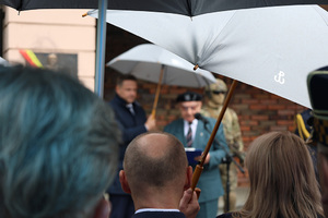 Uroczystości odsłonięcia tablicy. Uroczystości odsłonięcia tablicy.