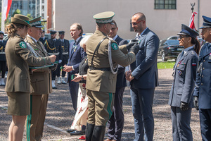 Uroczysty apel w Parku Wolności z okazji 35. rocznicy utworzenia Straży Granicznej Uroczysty apel w Parku Wolności z okazji 35. rocznicy utworzenia Straży Granicznej
