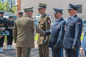 Uroczysty apel w Parku Wolności z okazji 35. rocznicy utworzenia Straży Granicznej Uroczysty apel w Parku Wolności z okazji 35. rocznicy utworzenia Straży Granicznej