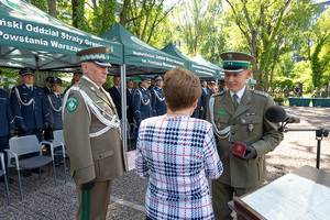 Uroczysty apel w Parku Wolności z okazji 35. rocznicy utworzenia Straży Granicznej Uroczysty apel w Parku Wolności z okazji 35. rocznicy utworzenia Straży Granicznej