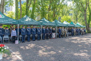 Uroczysty apel w Parku Wolności z okazji 35. rocznicy utworzenia Straży Granicznej Uroczysty apel w Parku Wolności z okazji 35. rocznicy utworzenia Straży Granicznej