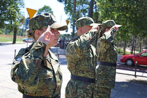 Uroczystość ślubowania. Uroczystość ślubowania.