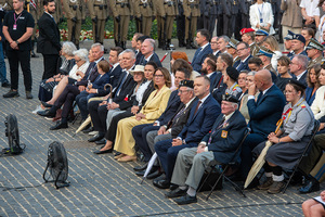 Uroczystość na Pl. Kasińskich. Uroczystość na Pl. Kasińskich.