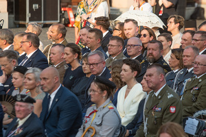 Uroczystość na Pl. Kasińskich. Uroczystość na Pl. Kasińskich.