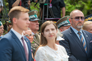 Uroczystość pod Pomnikiem Polskiego Państwa Podziemnego i AK. Uroczystość pod Pomnikiem Polskiego Państwa Podziemnego i AK.