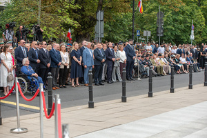 Uroczystość pod Pomnikiem Polskiego Państwa Podziemnego i AK. Uroczystość pod Pomnikiem Polskiego Państwa Podziemnego i AK.